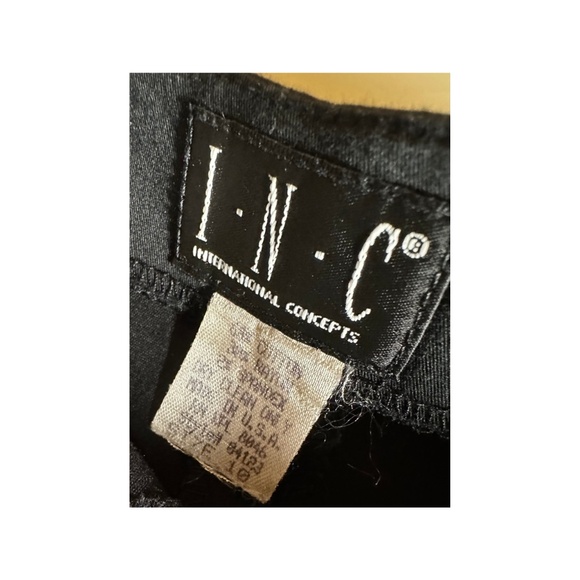 Vintage I.N.C. Cotton Stretch Capri Pants with Ruffle Detail - Picture 3 of 8